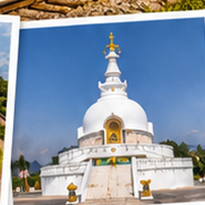 Japanese Peace Pagoda in Darjeeling