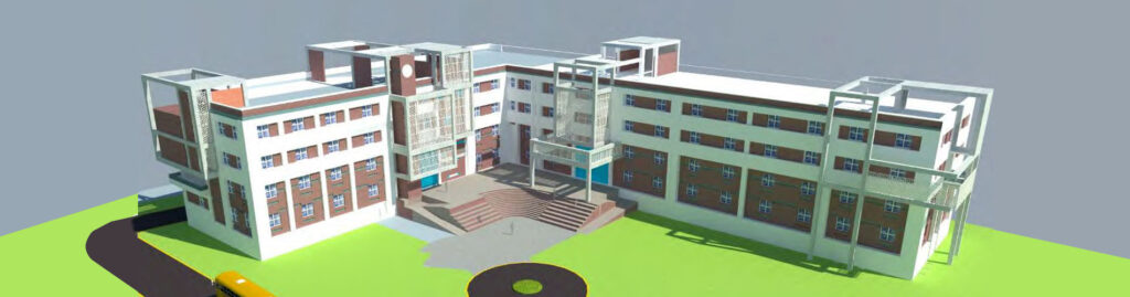 Ballia Jaipuria School campus and school identity