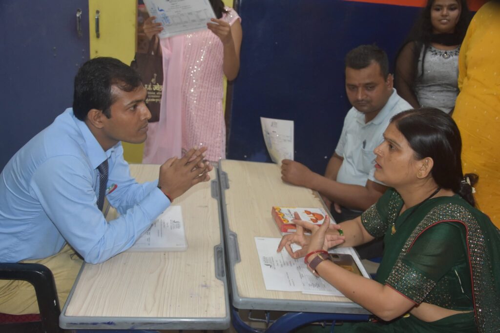 Students participating in a school activity at Ballia Jaipuria School