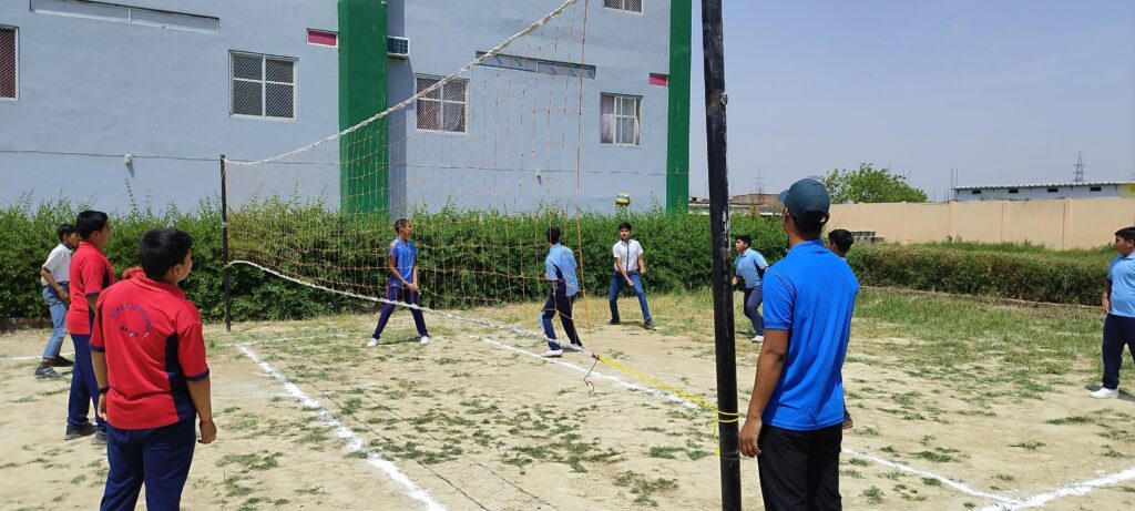 Students participating in a school activity at Ballia Jaipuria School