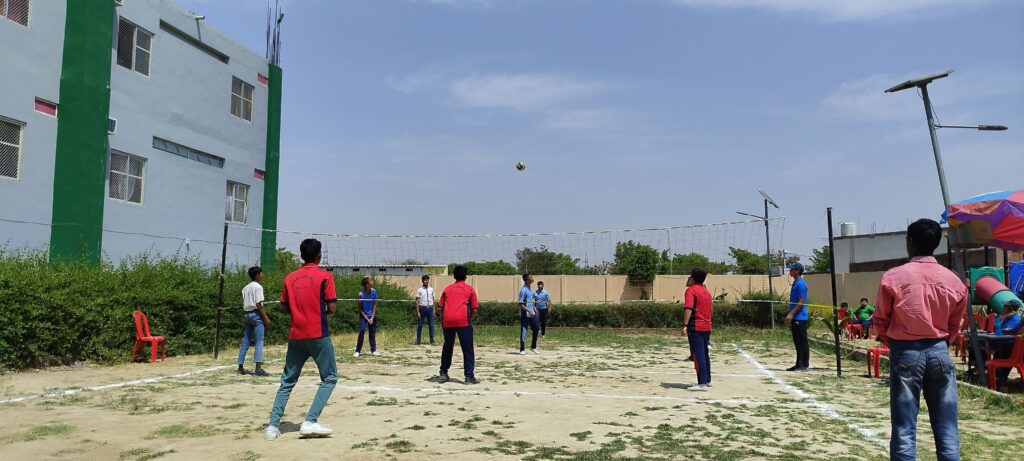 Students participating in a school activity at Ballia Jaipuria School