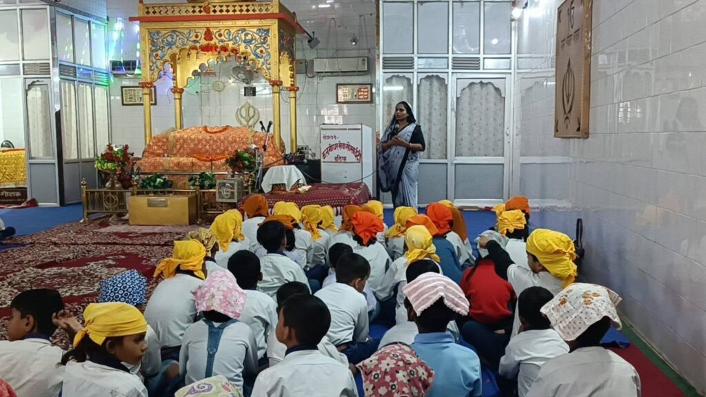 Students during a cultural and educational visit