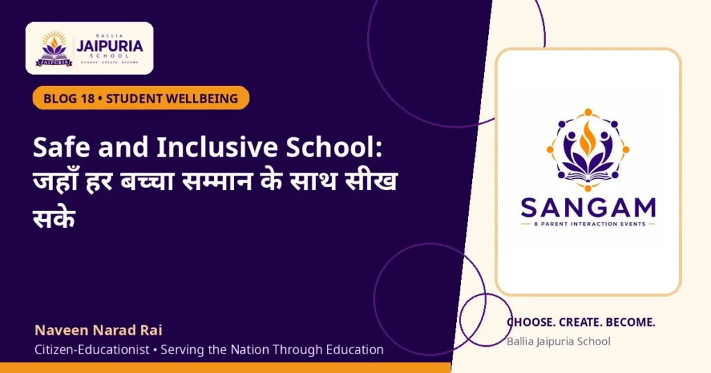 Safe and Inclusive School: जहाँ हर बच्चा सम्मान के साथ सीख सके — Ballia Jaipuria School
